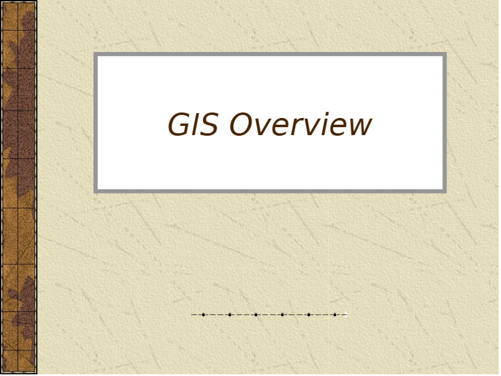 Overview of GIS
