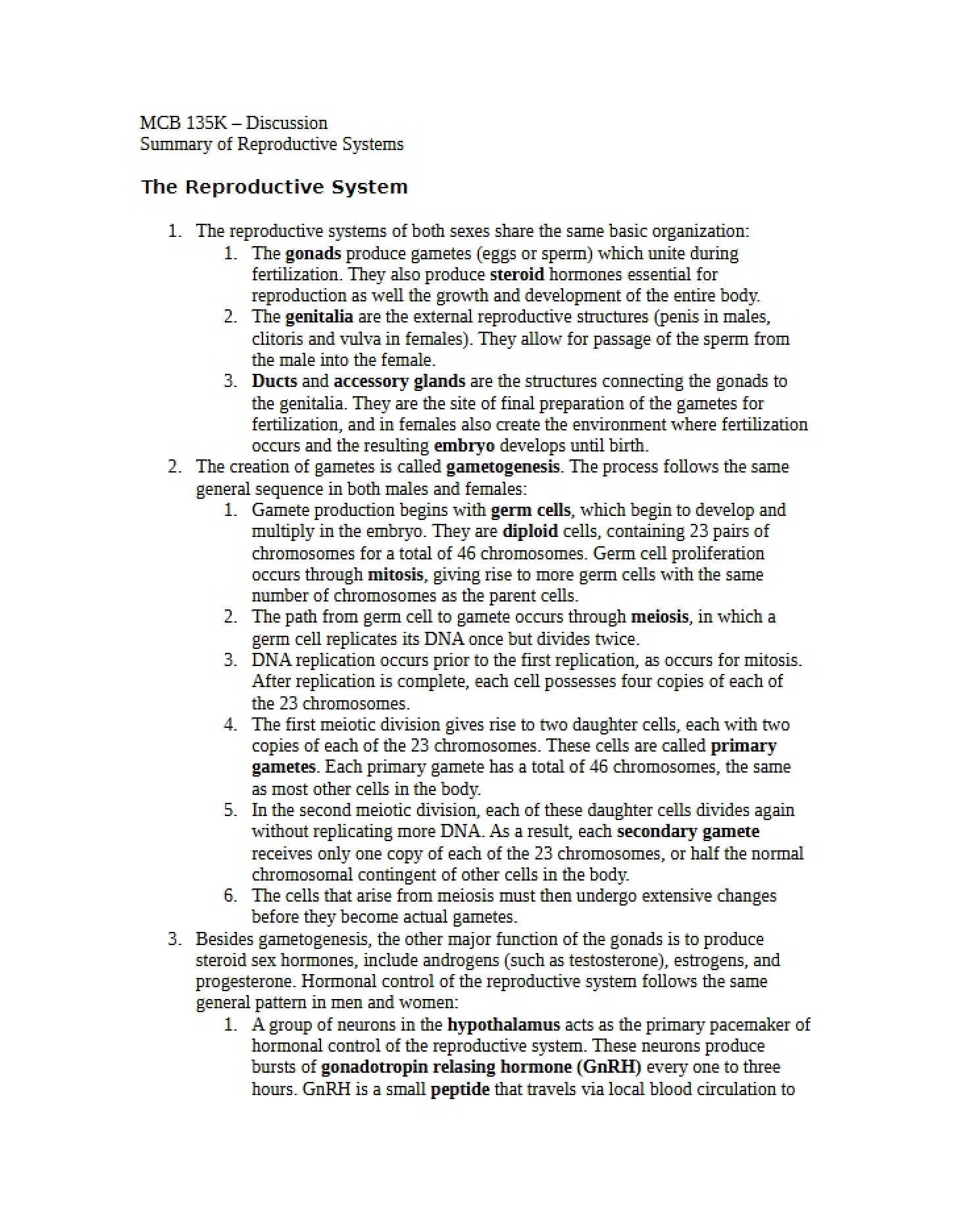 System of Reproduction