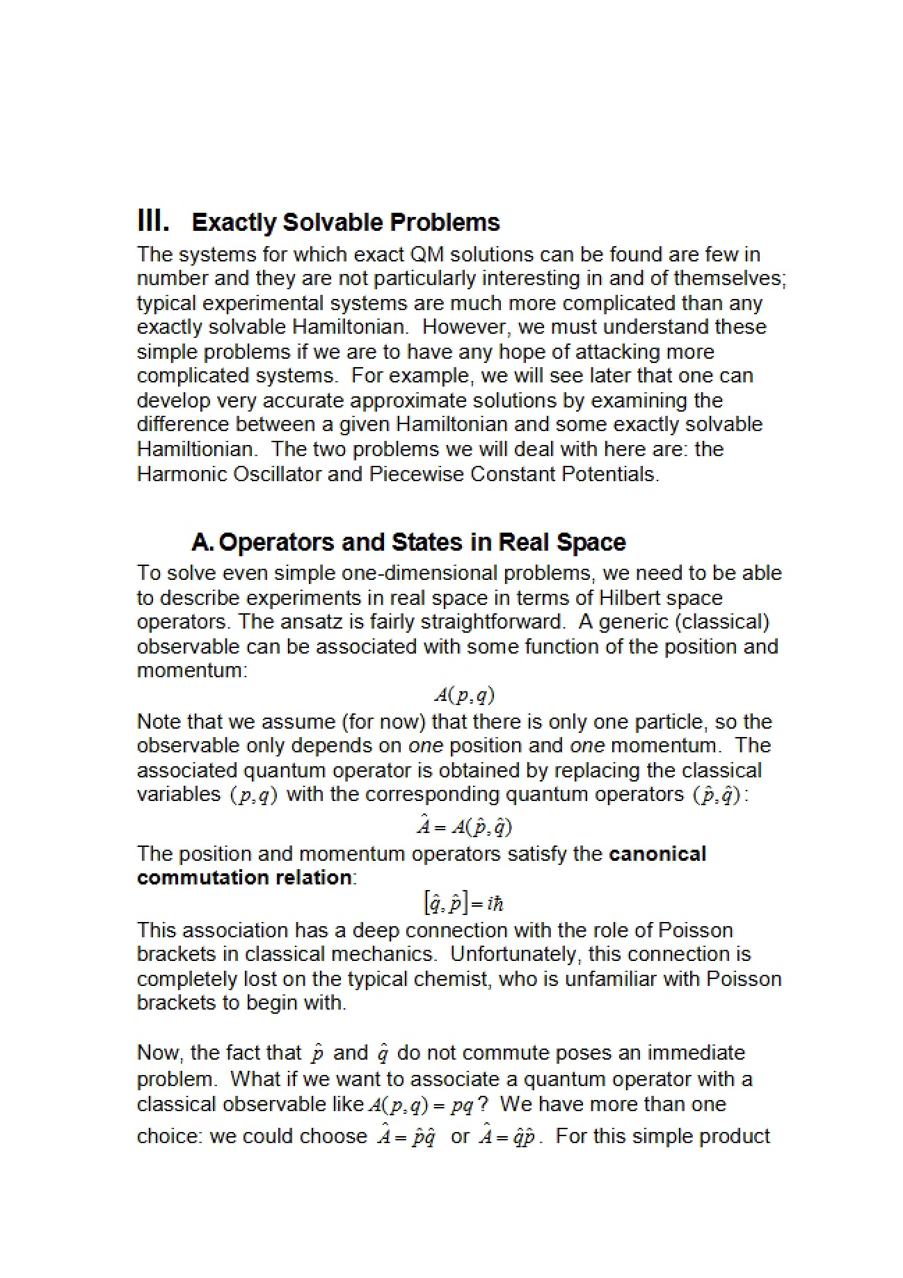 Quantum Mechanics I Review Guide