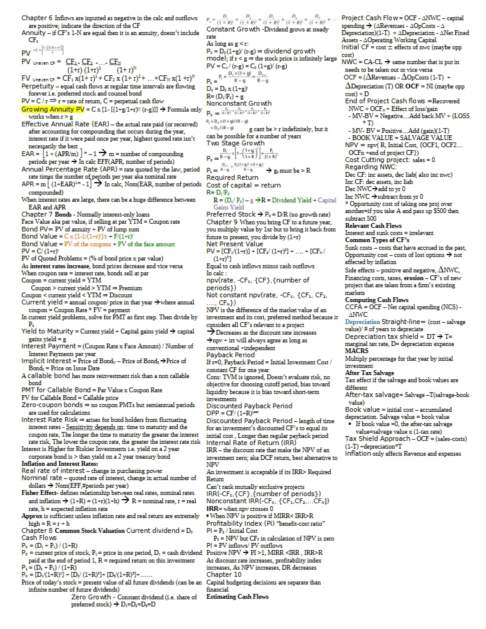 Chapter 6 Overview