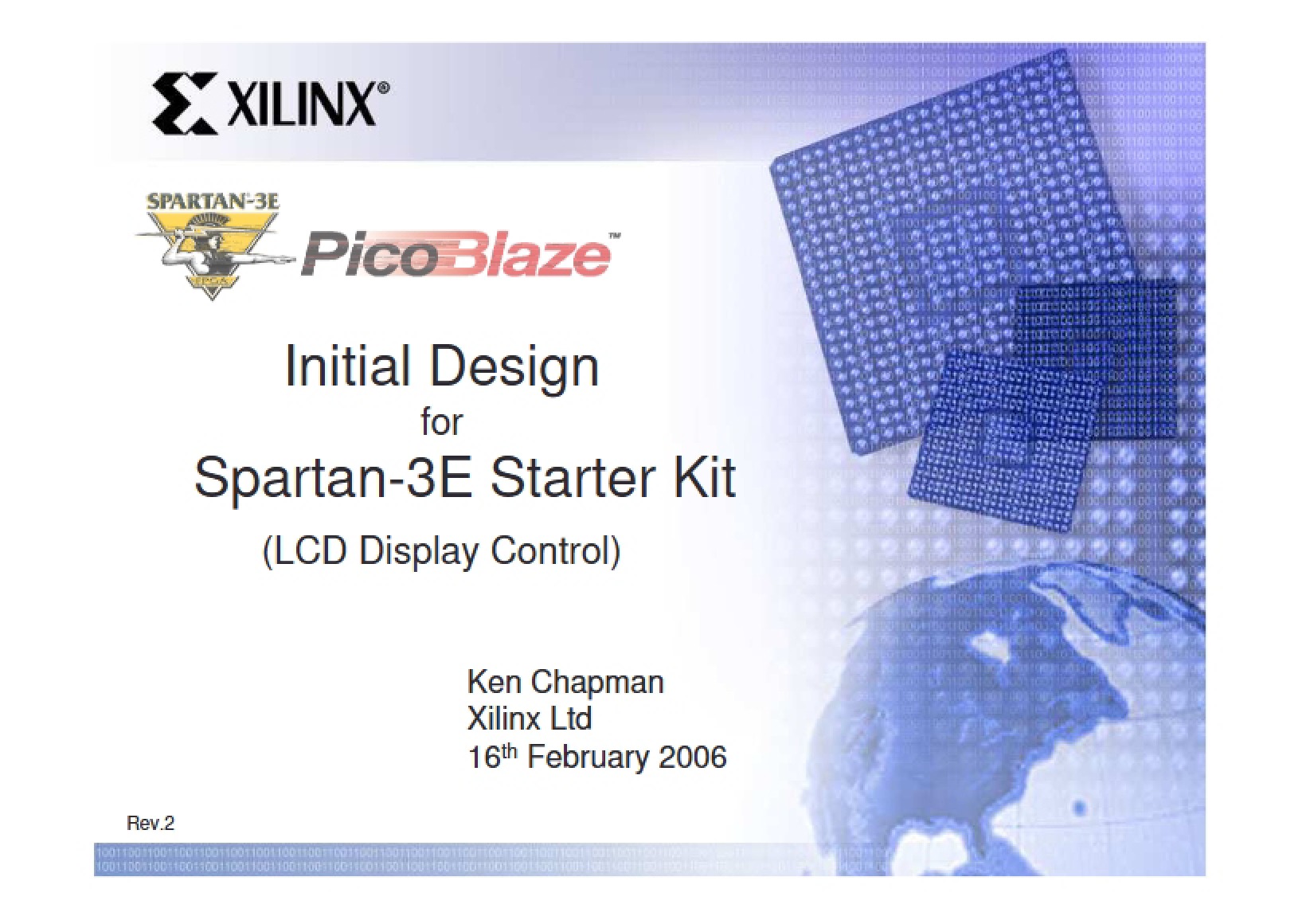 Spartan-3E Starter Kit Initial Design