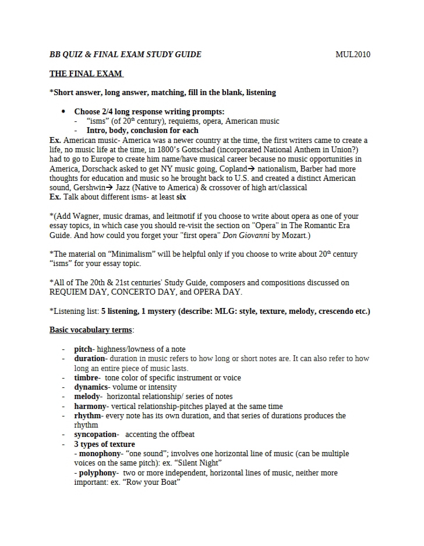 Final Guide