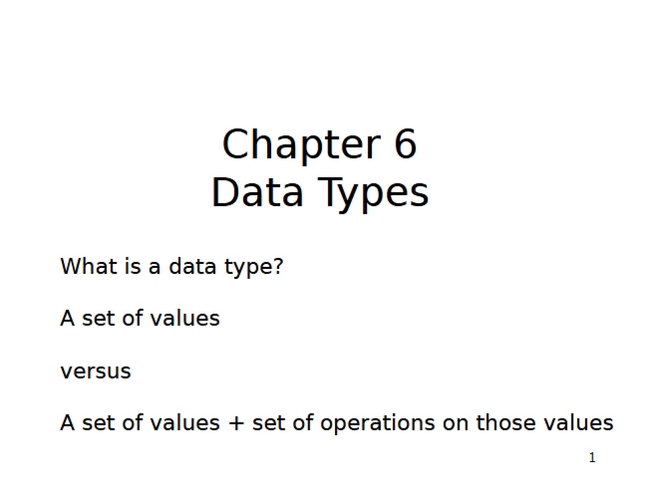 Types of Data