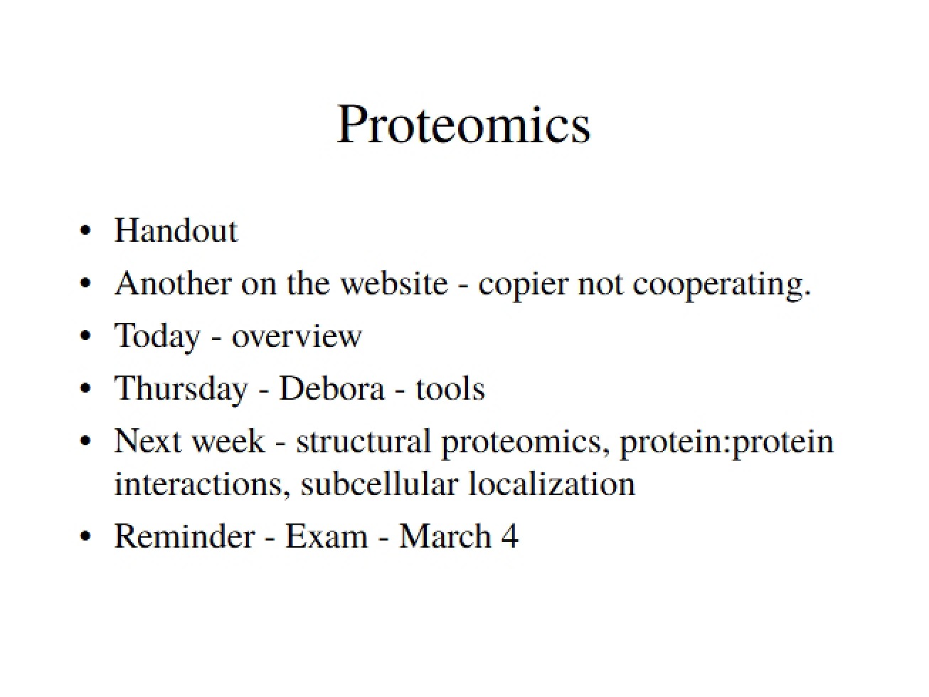 Microbial Genomics Lecture Notes