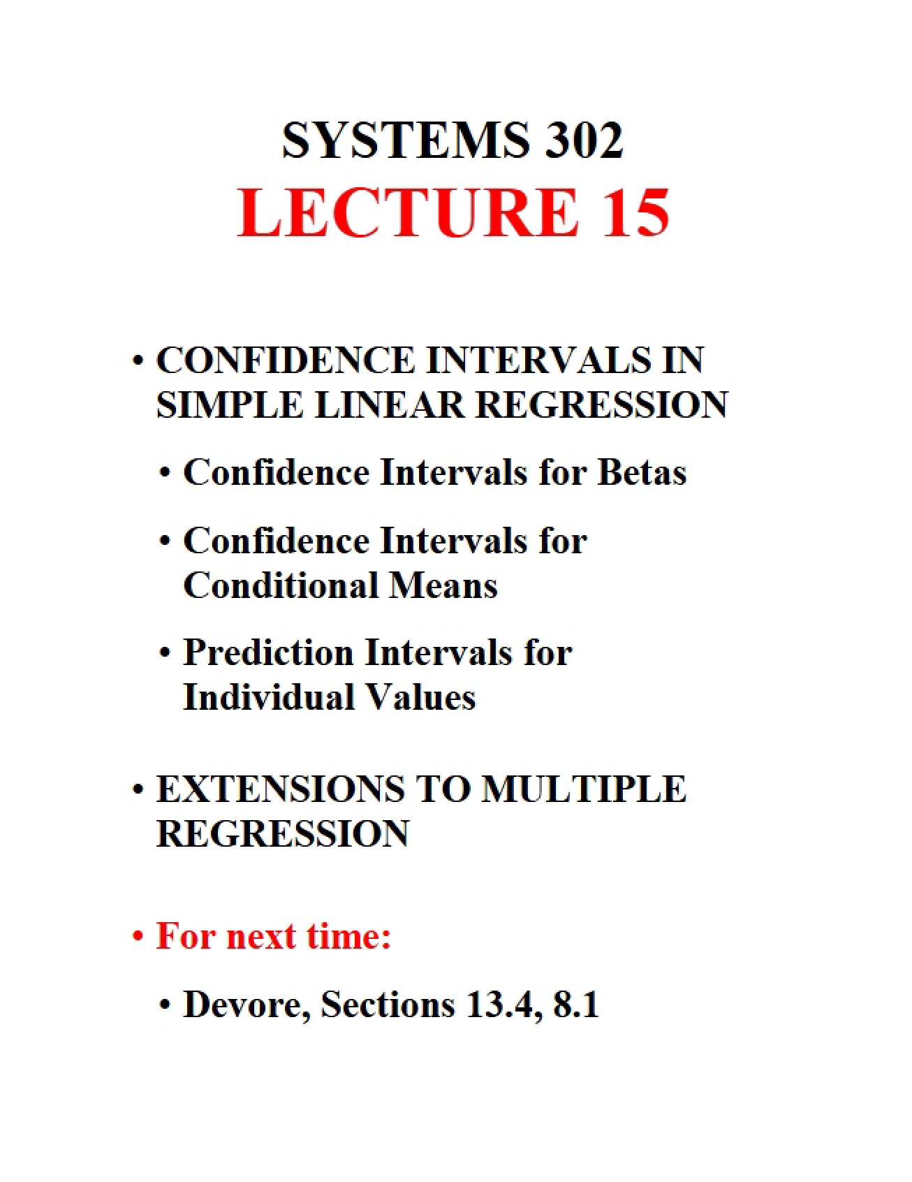 Engineering Statistics Lecture Notes (Part I)