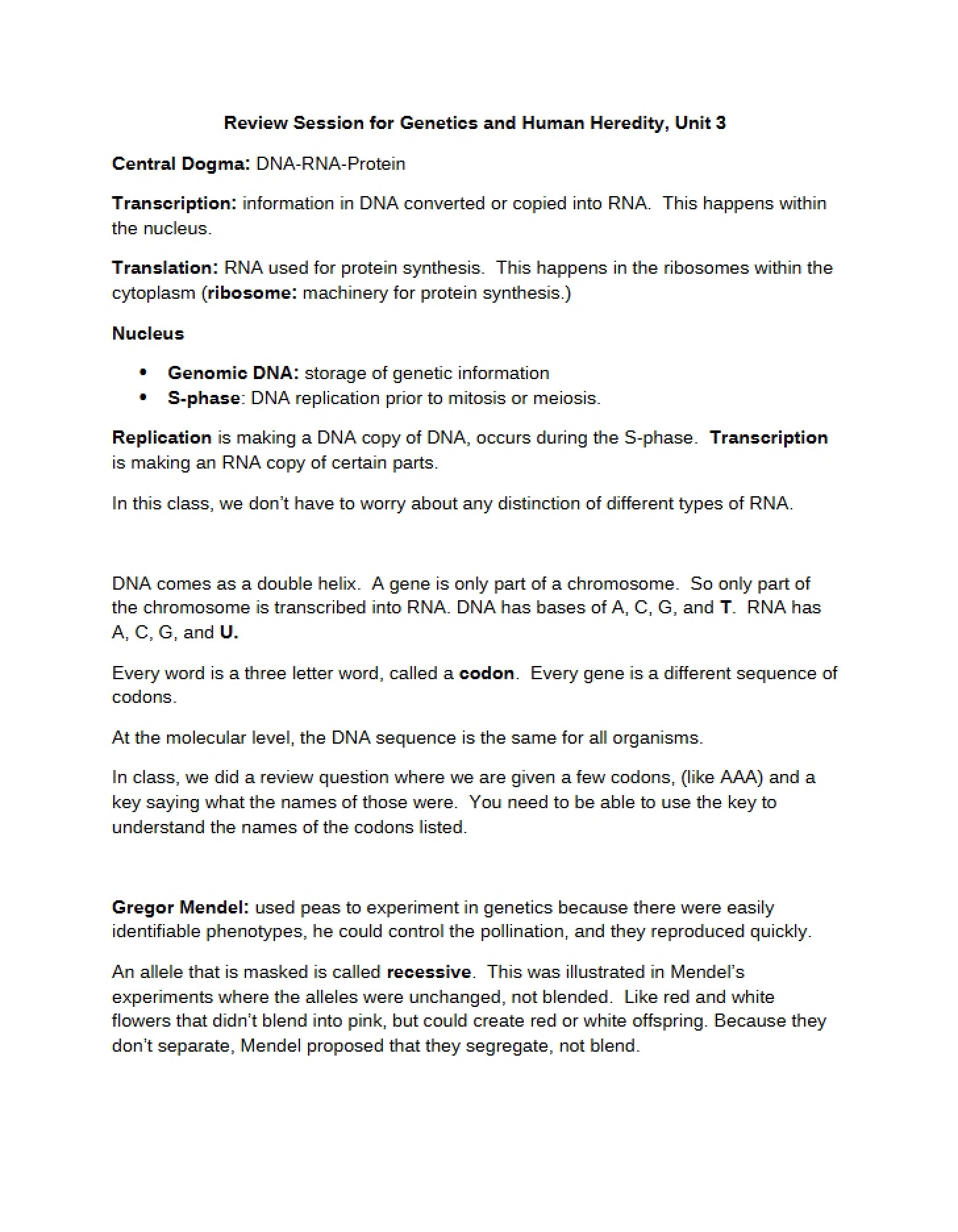 Genetic Foundations and Heredity