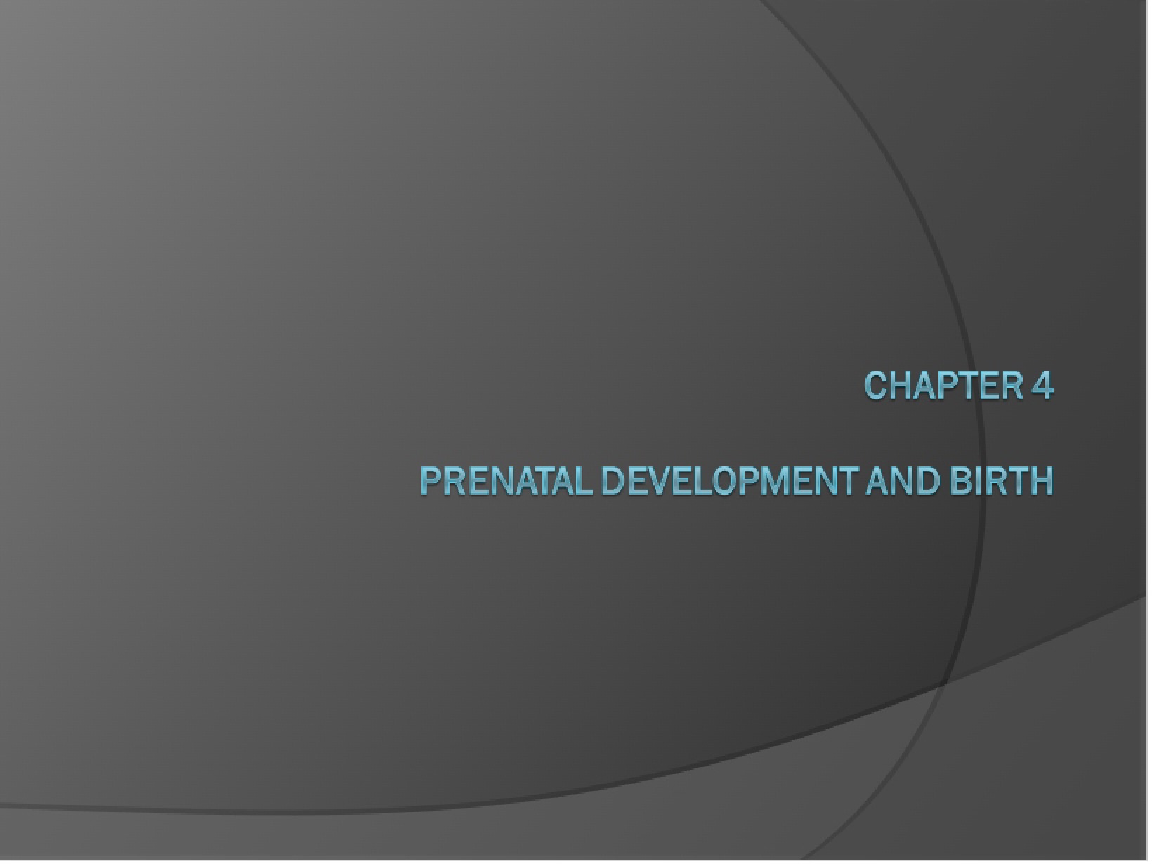 Fourth Chapter