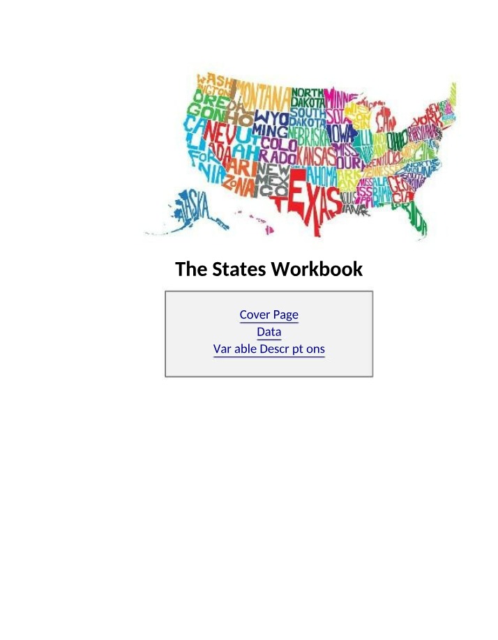 Workbook for The States