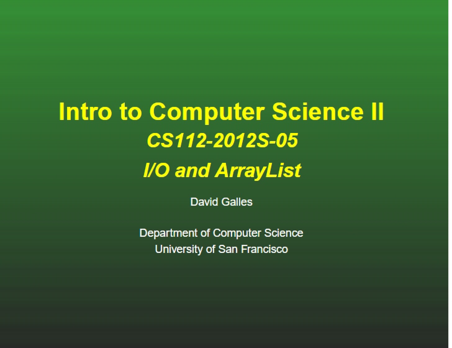ArrayList