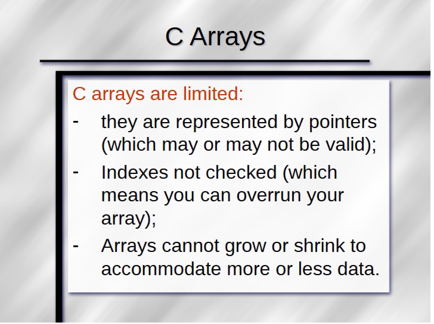 Array Implementation in C Language