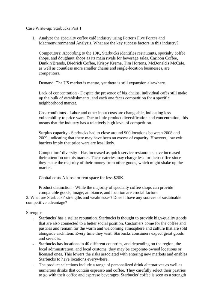 Starbucks Case Study Write-up