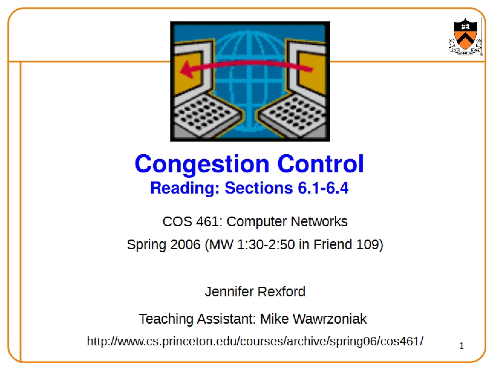Control of Congestion - 39 Pages