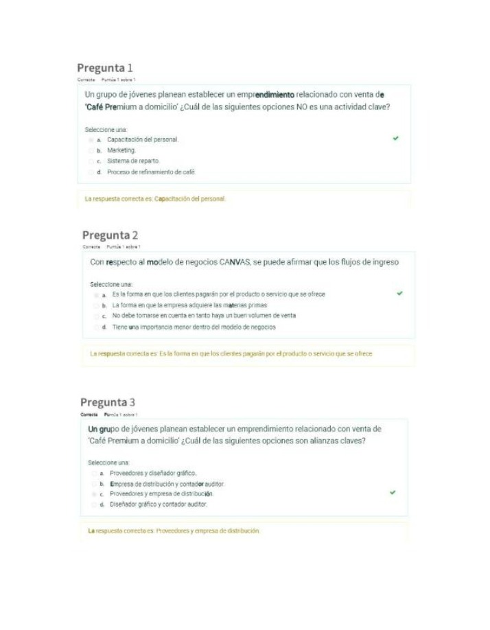 Canvas Business Model - Questions and Answers