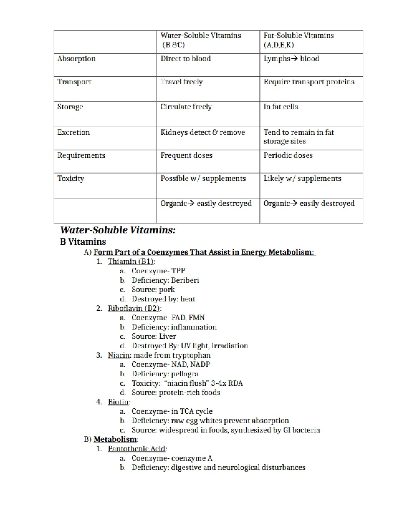 Study Guide for Exam Three