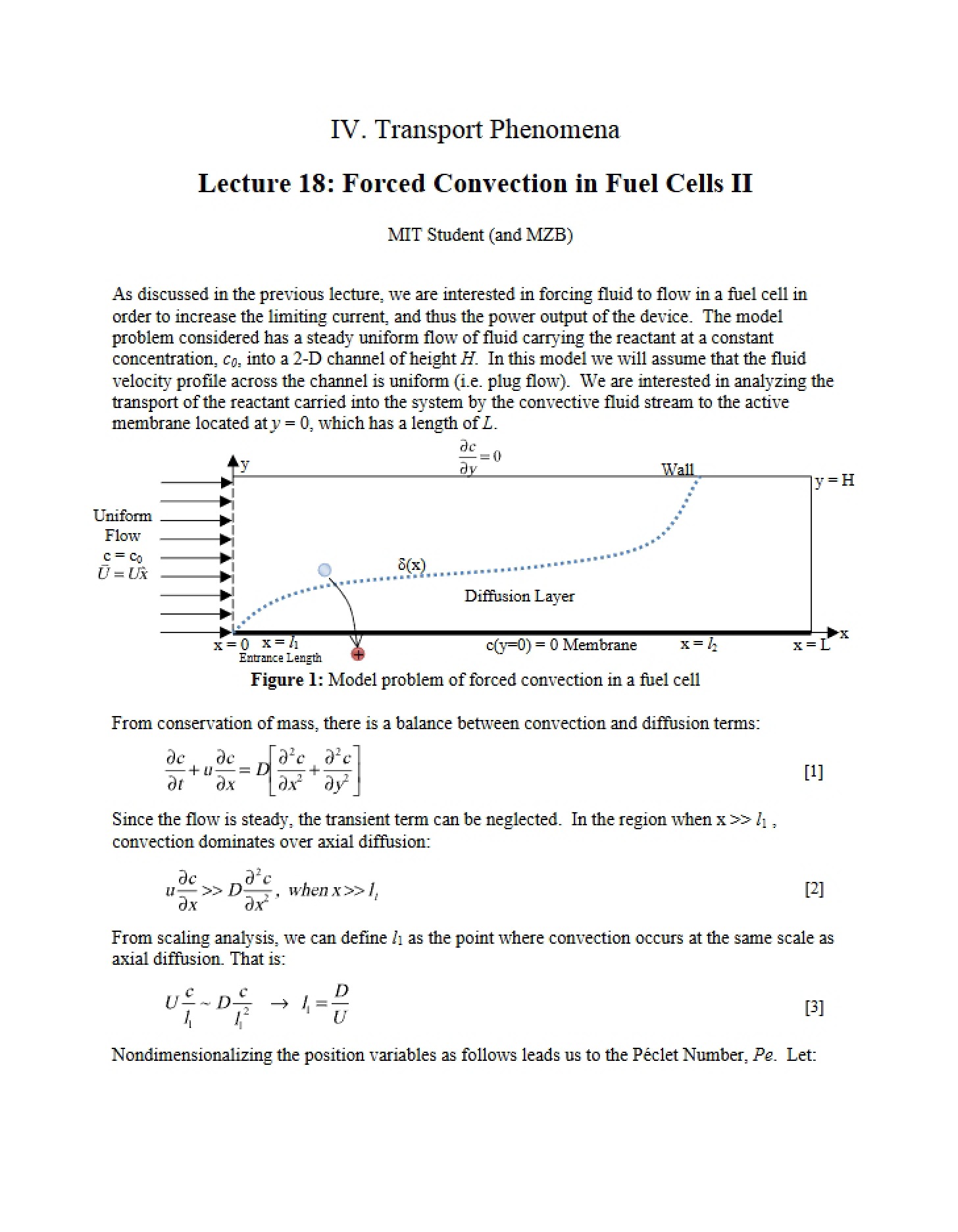 Fuel Cells Forced Convection II