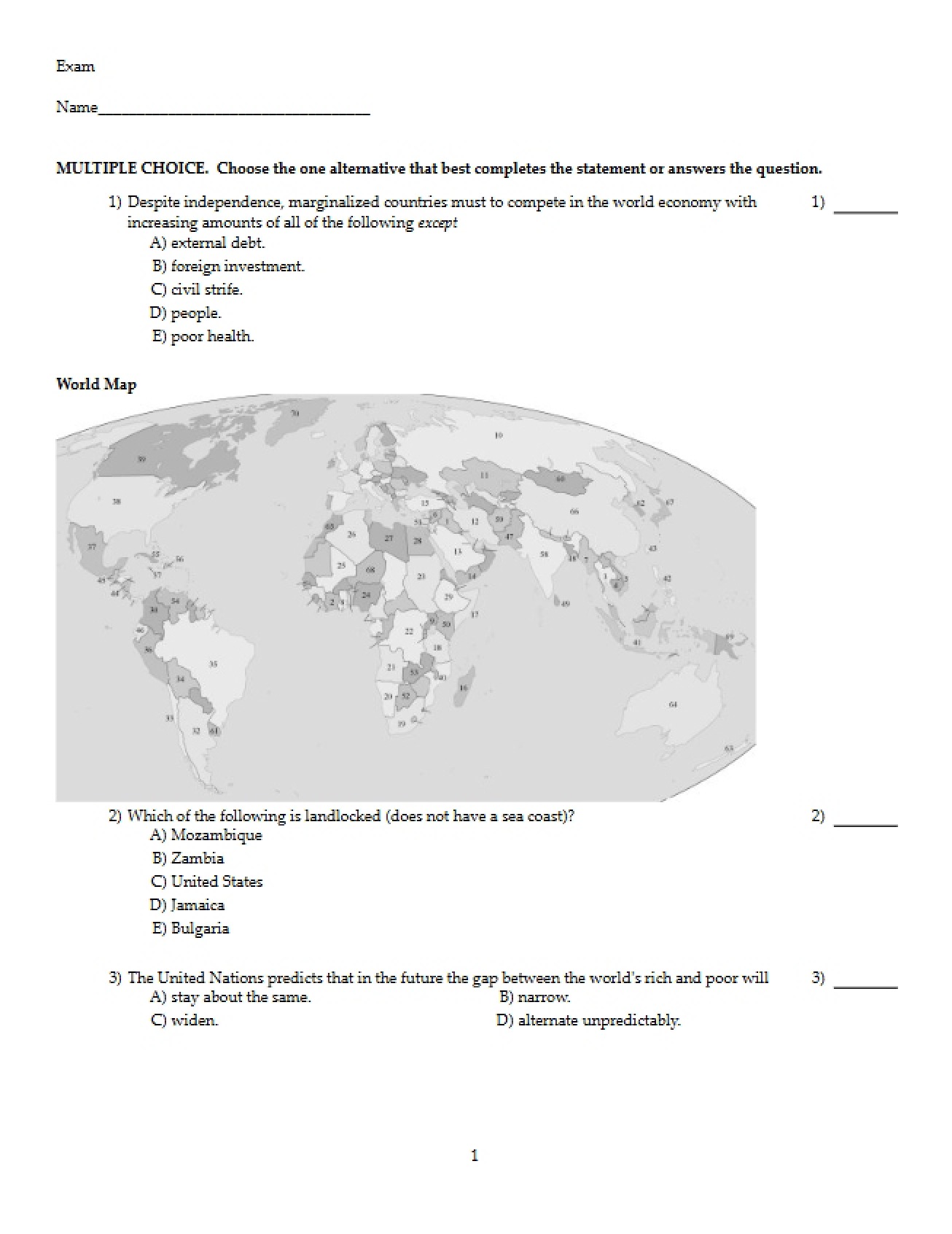 New Version of the Twelfth Chapter of Human Geography