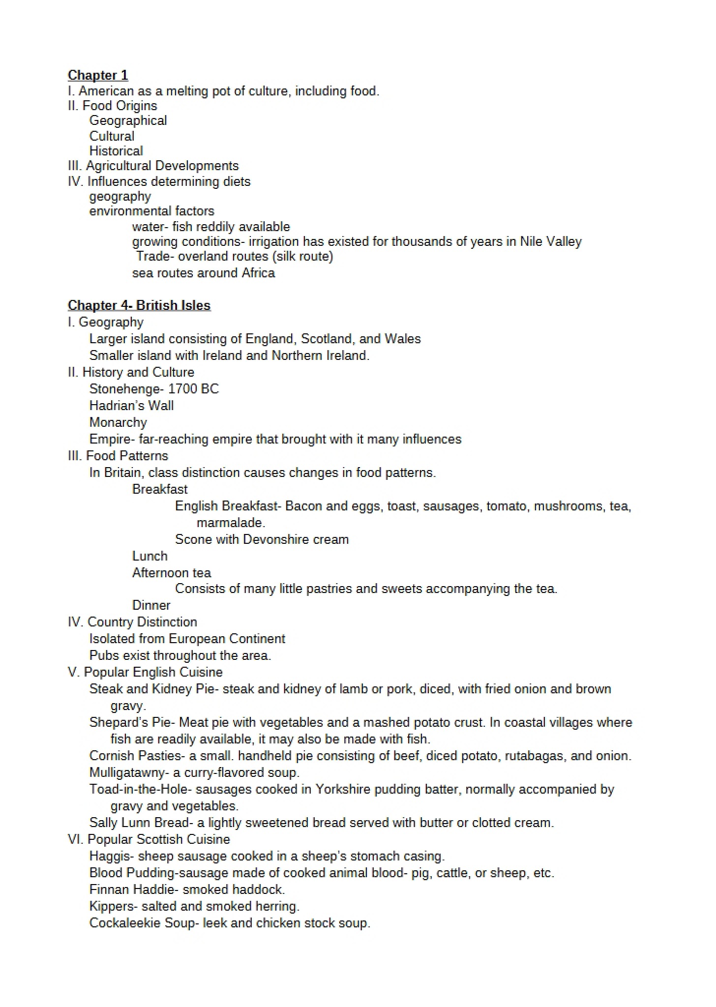 Initial Subject Section