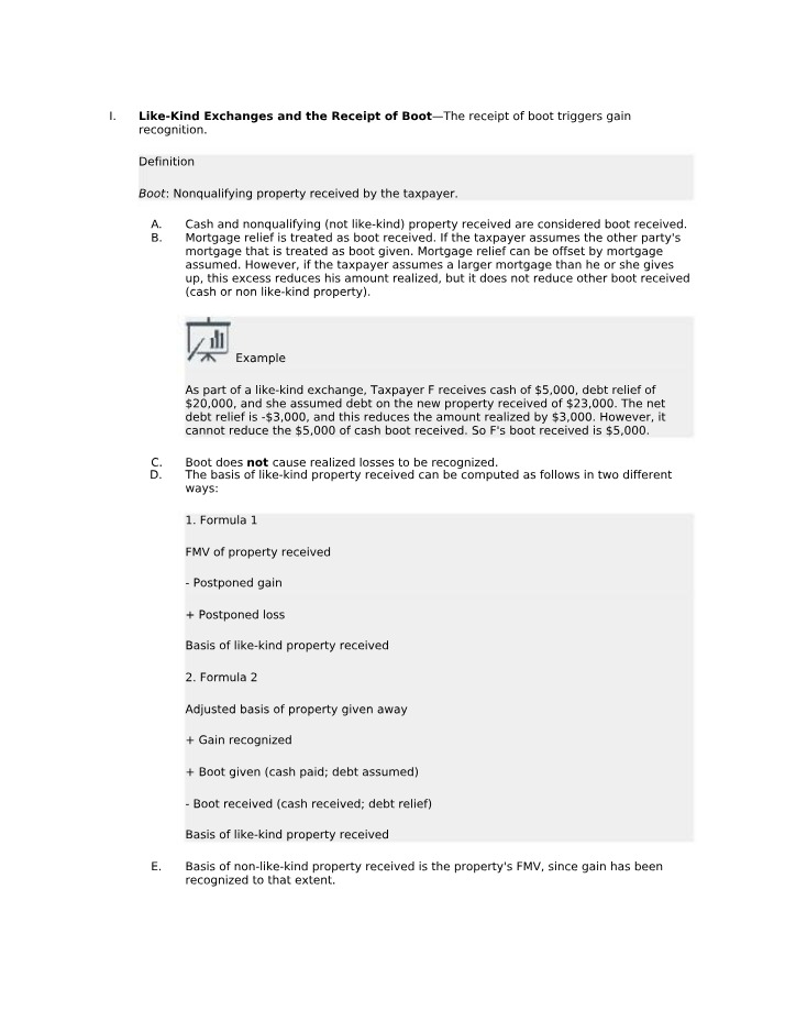 Like-Kind Exchange (LKE) Notes