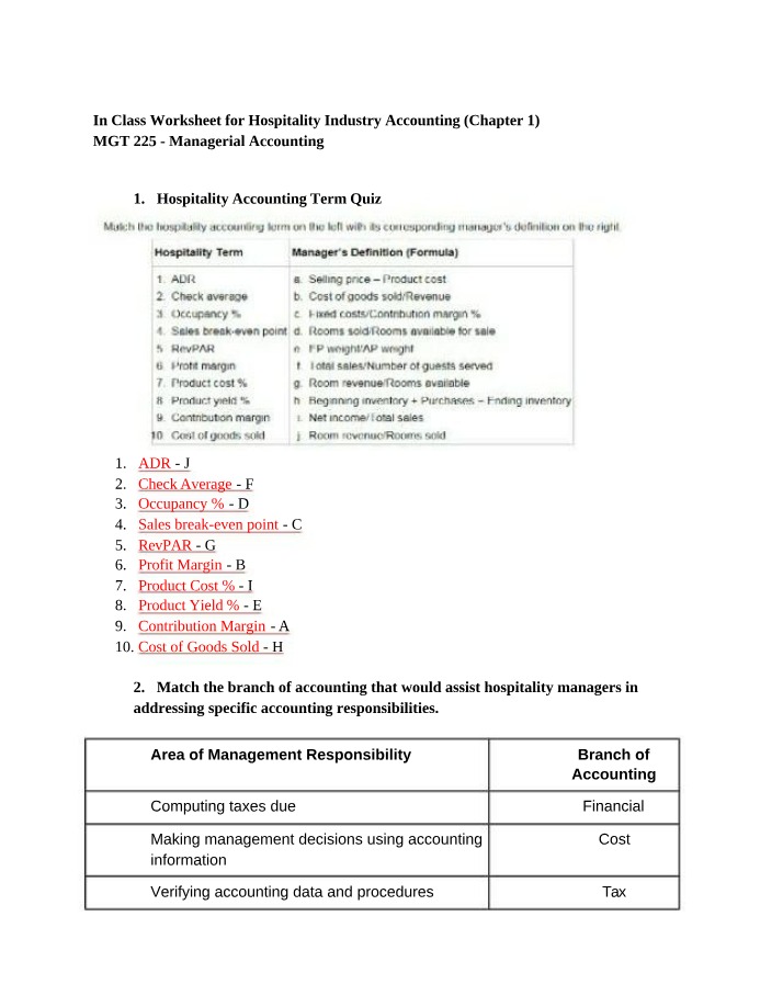 Ethical Responsibilities for the Future Hospitality Professional