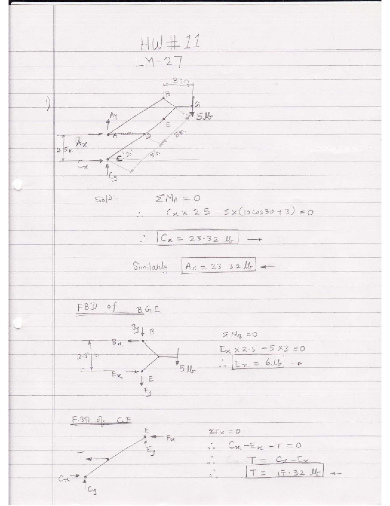 Homework 11 Solutions