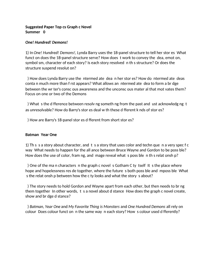 ENGL 251 Course Details - Summer 2023