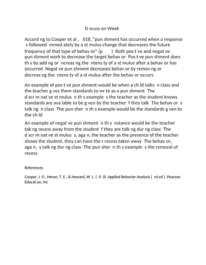 Discussion Board Week 4