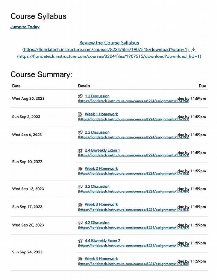 CSE1001 Syllabus