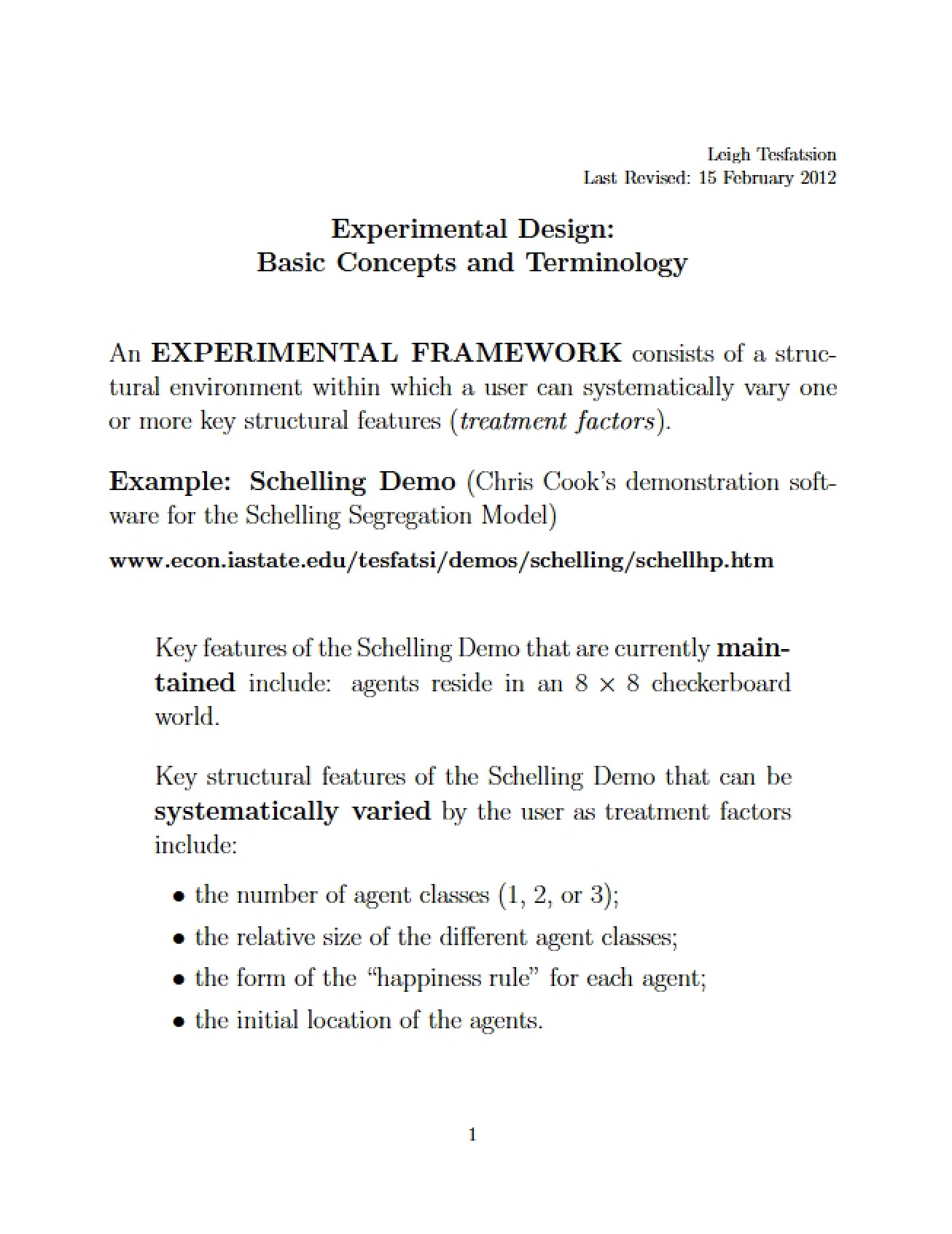 Terminology and Basic Concepts in Agent-Based Economics
