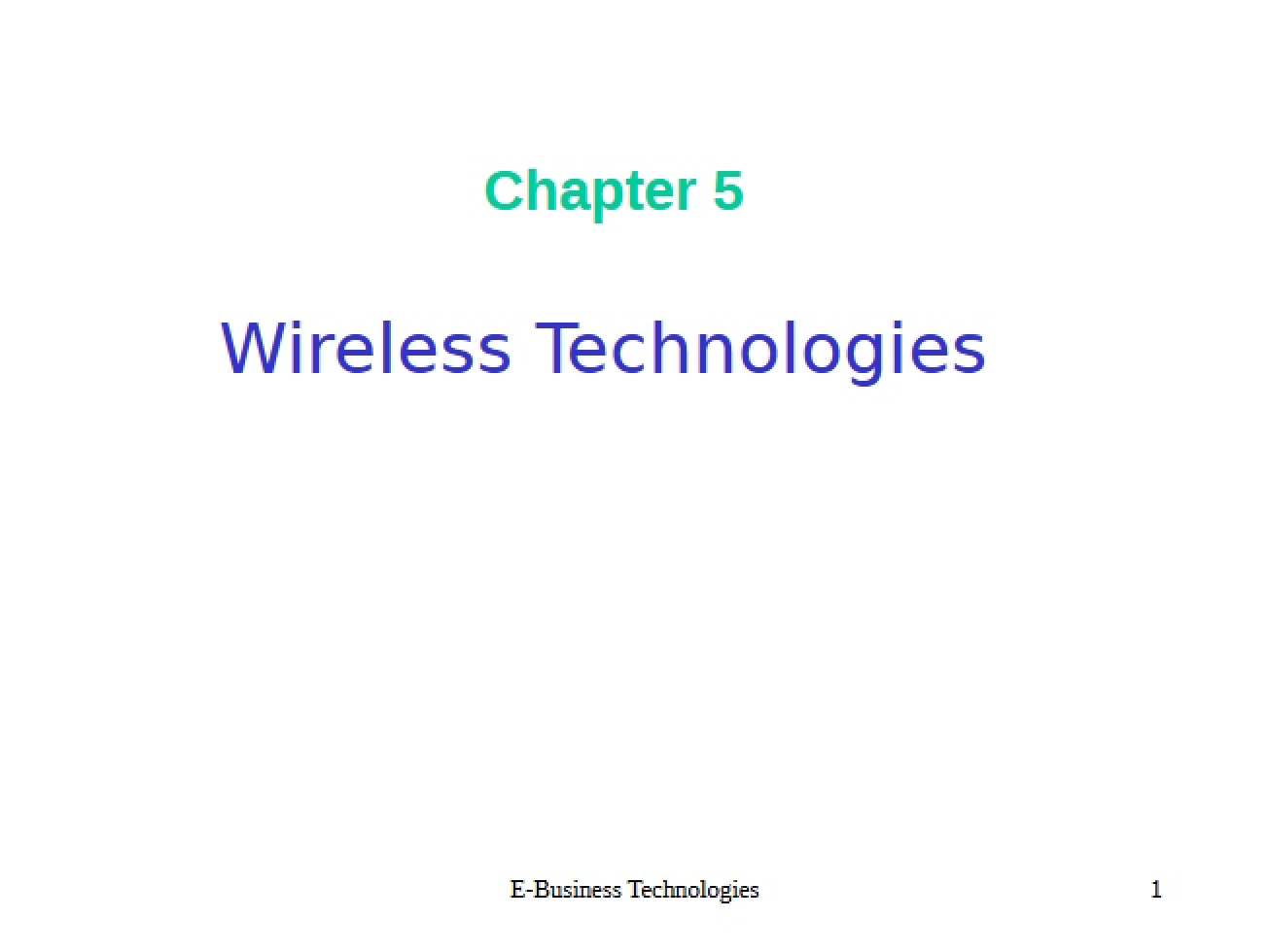 Technologies for Wireless