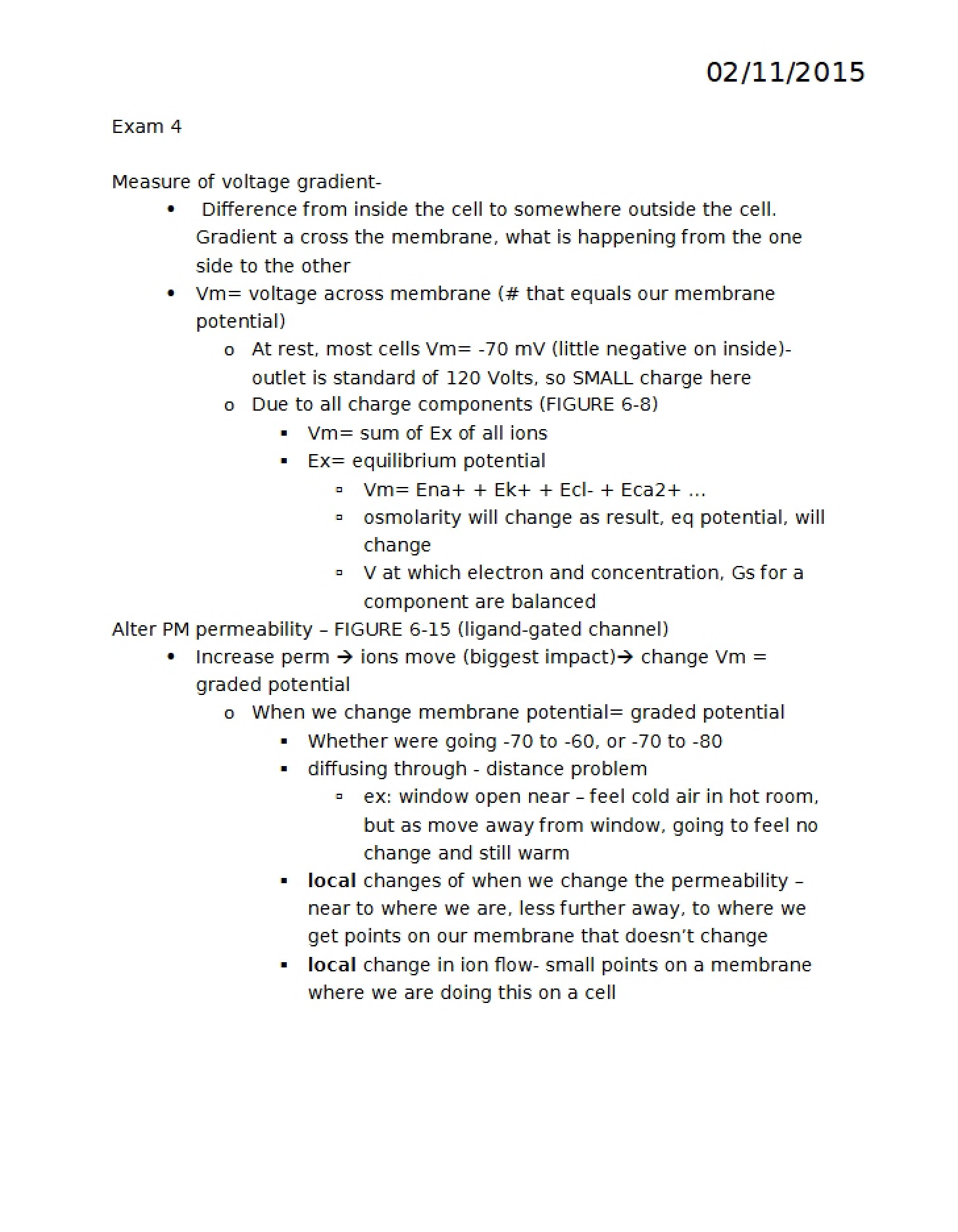 Exam Four