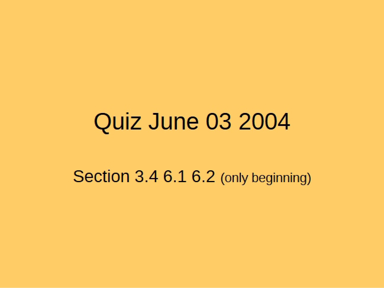 Math 6A Quiz