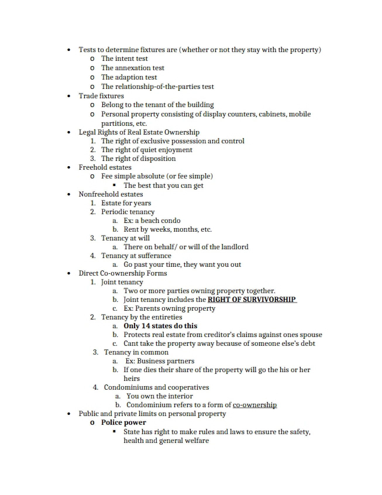 Real Estate Final Test