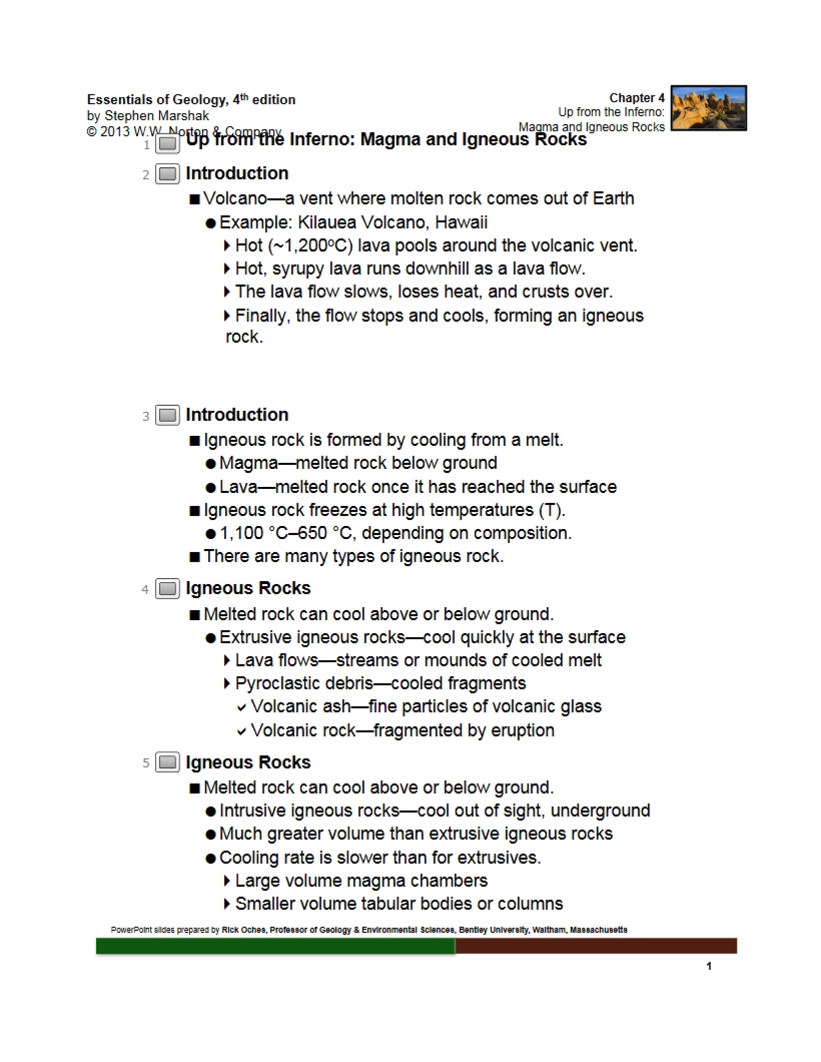 Guide for Studying Chapter 4