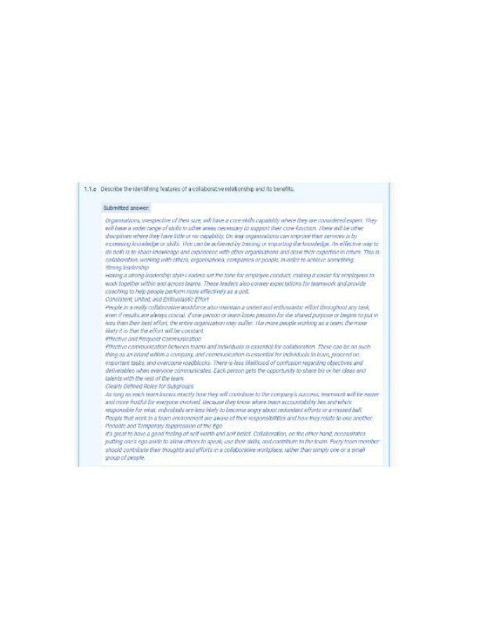 Assessment Question 1