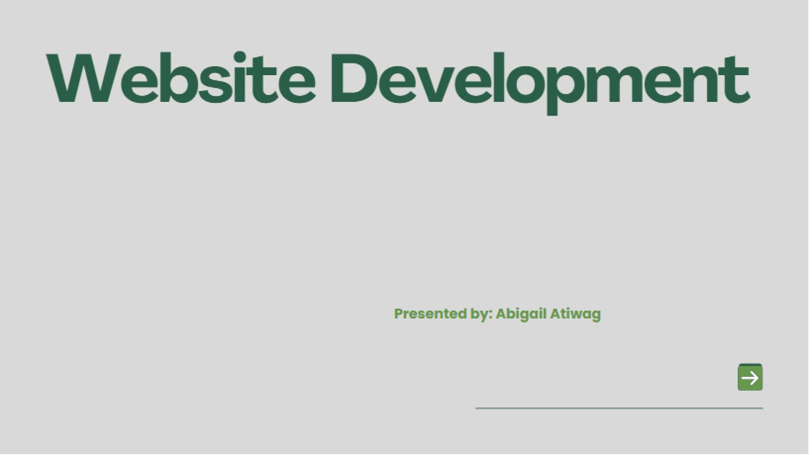 Website Development Modern and Responsive