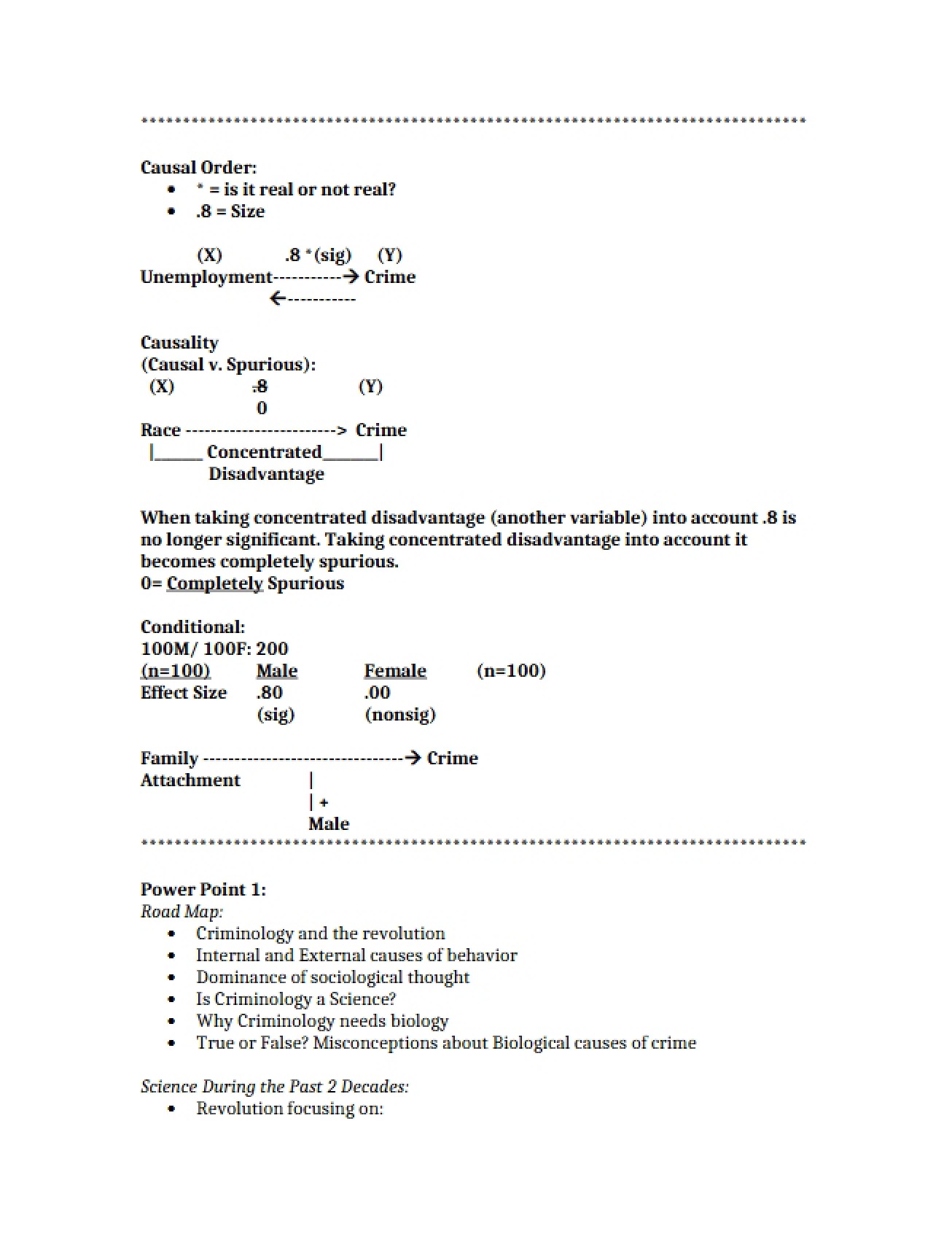 Lecture Notes for Human Behavior