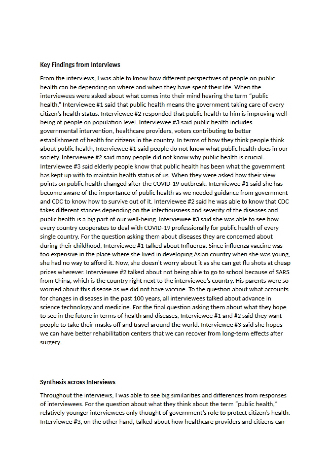 Public Health Final Project