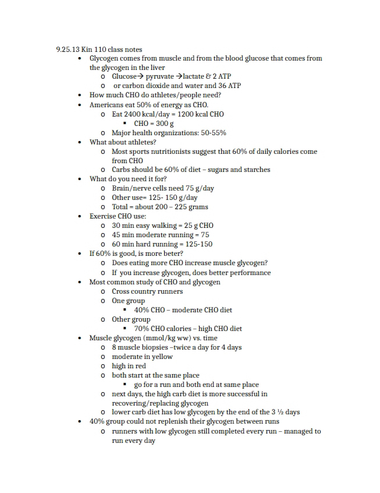Class Notes from September 25, 2013