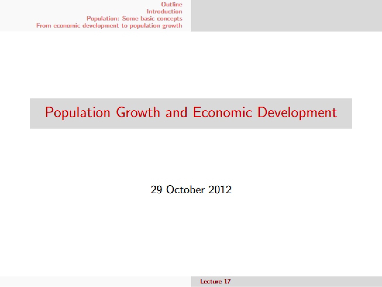 Slides for Lecture 18 (2013)
