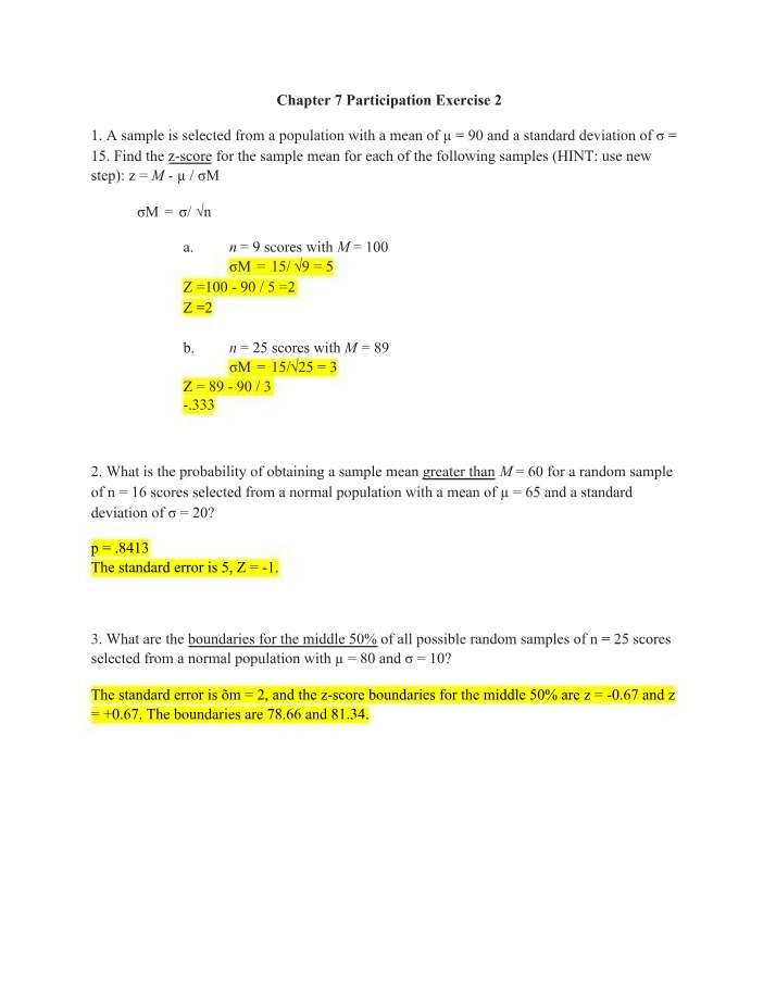 Statistics for CRJU 325