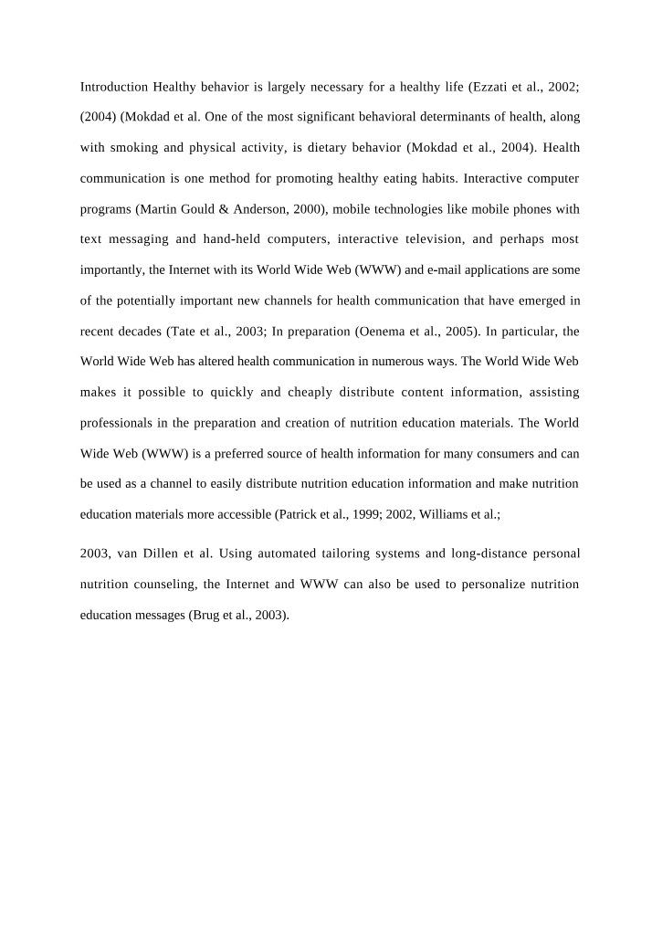 The Role of Health in Promoting Healthy Eating Habits