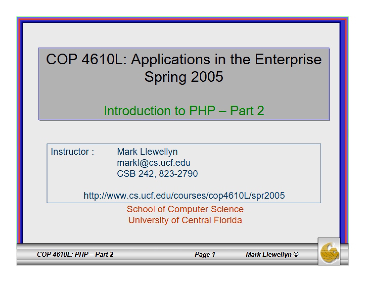 PHP Intro