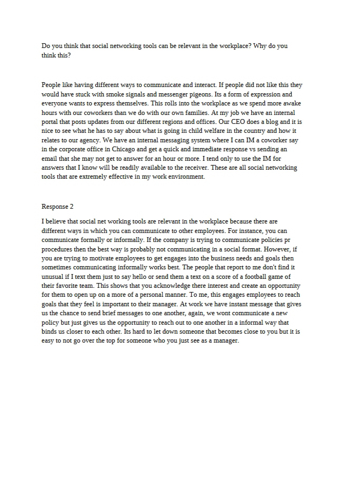 Advanced Computer Applications Assignment
