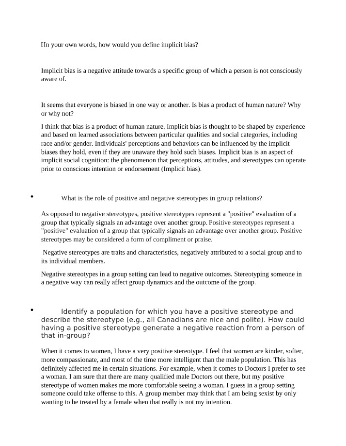 Implicit Bias - Definition, Impact, and Unconscious Factors