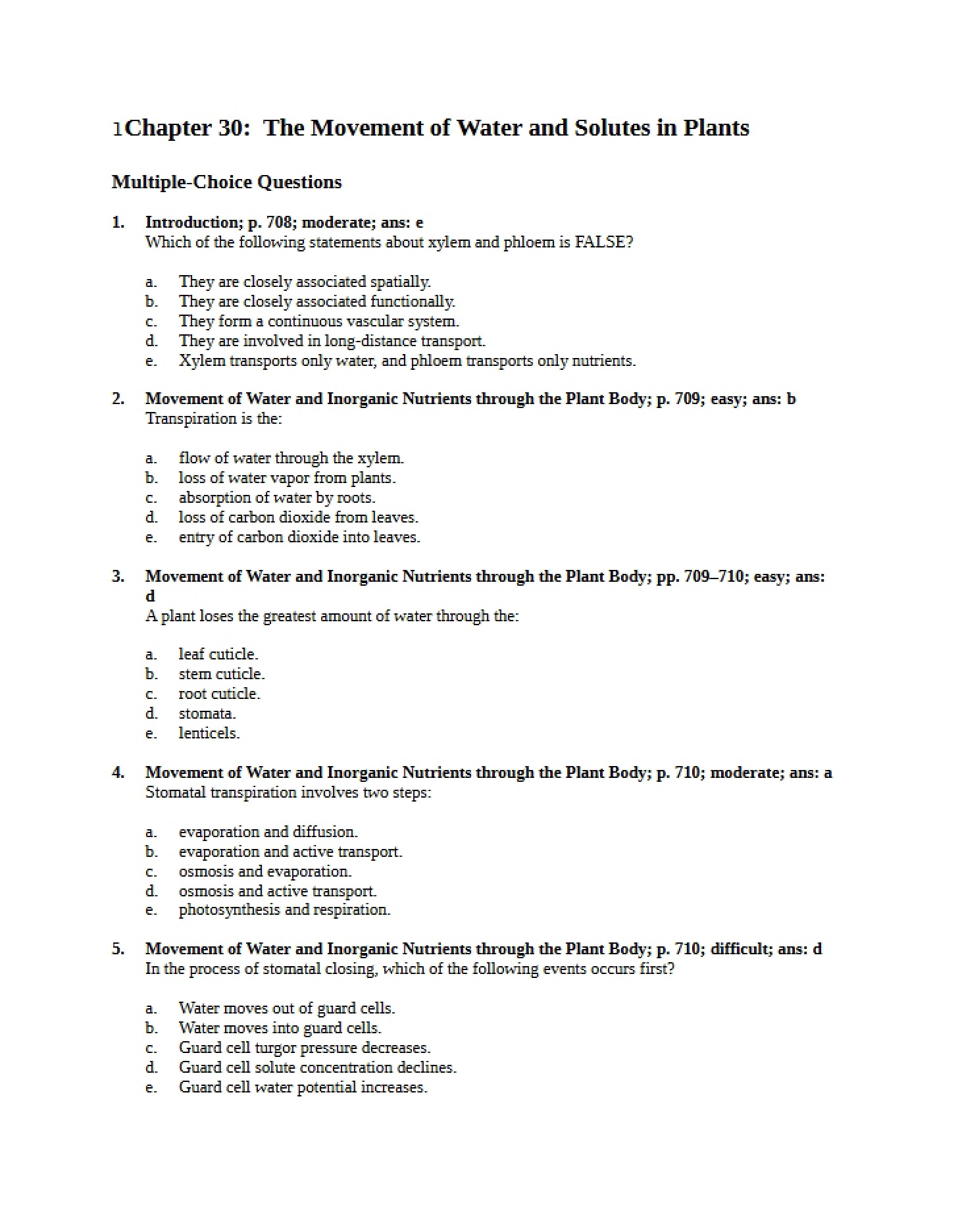 Chapter 30 Materials
