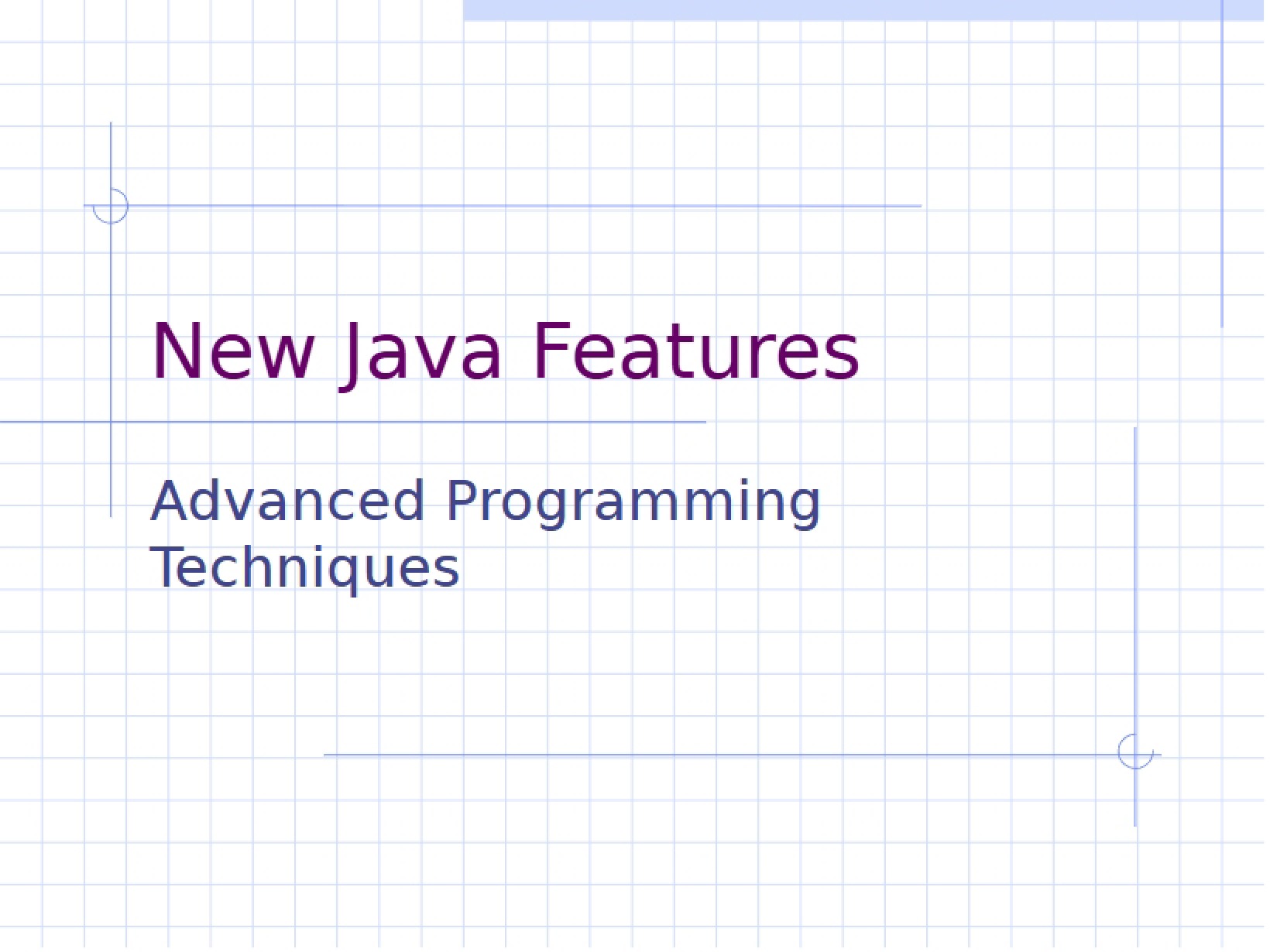 New Java Concepts
