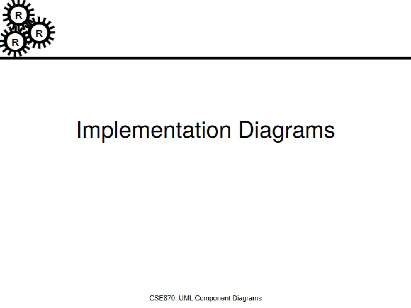 Diagrams for Implementation