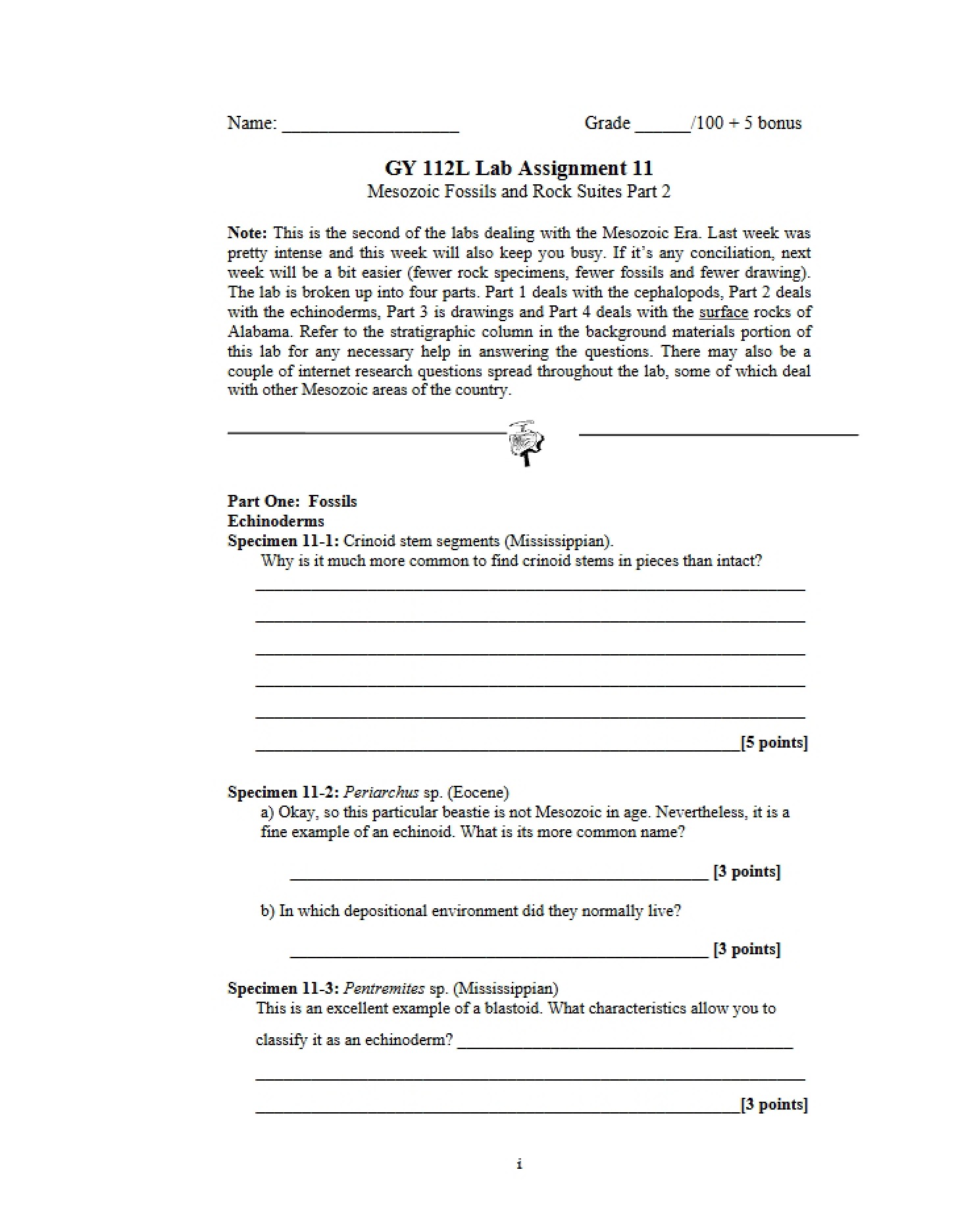 Assignment 11 for Lab
