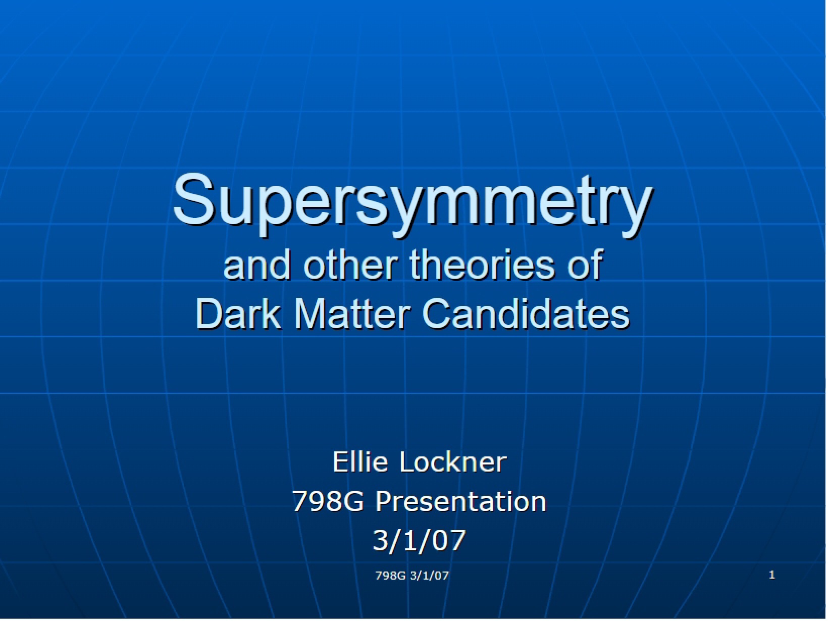 Concept of Supersymmetry