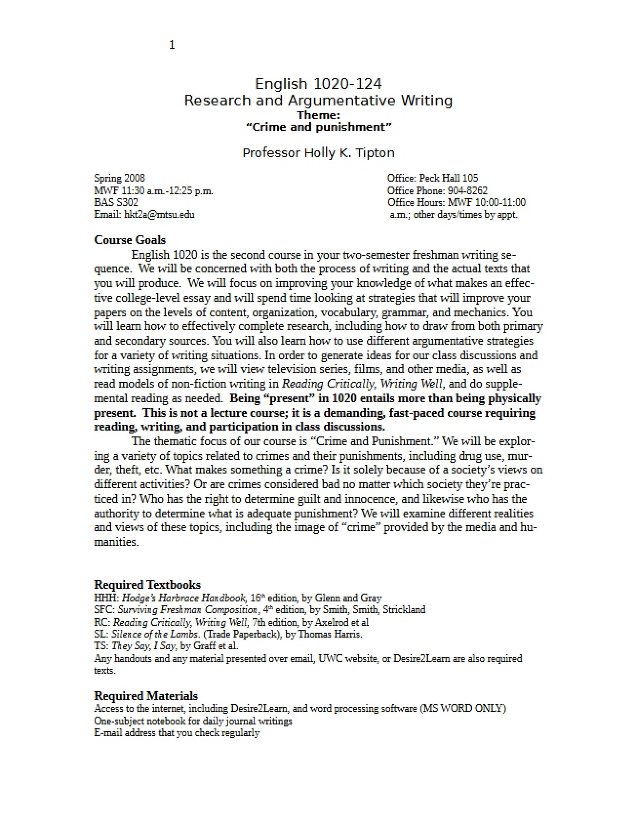 Argumentative Writing Guide